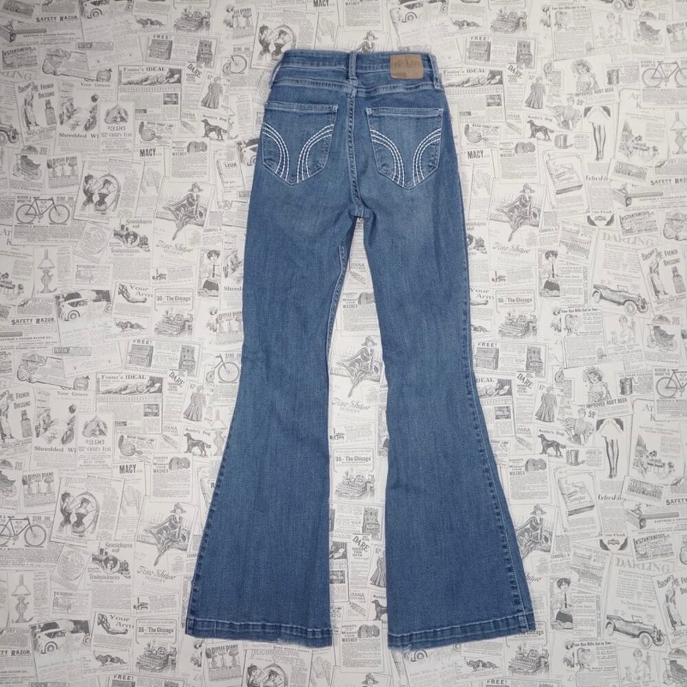 0S Vintage Y2K Hollister flare wide leg boot cut femme pants